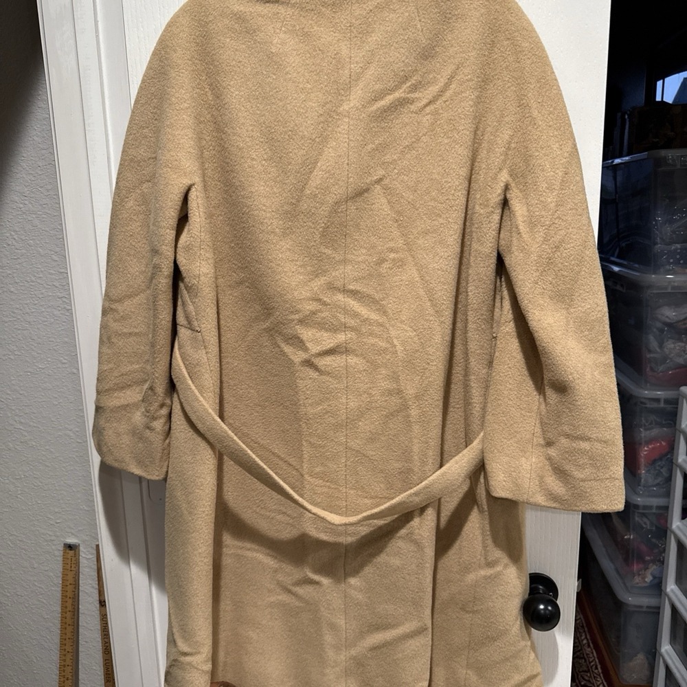 Ladies 100% Camel Hair 400 Coat Vintage Country Tweeds Size Tag Gone. I Think XL - Picture 7 of 16